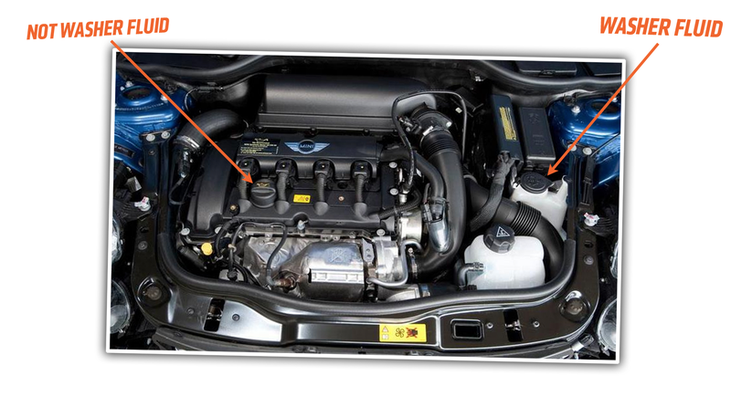 Illustration for article titled Here's The Disgusting Mess That Happens If You Fill Your Engine With Washer Fluid Instead Of Oil